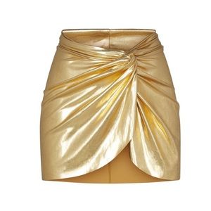 Skims Gold Swim Sarong